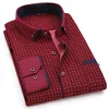 Męskie koszule mody nadruk mody Casual Men Men Long Rleeve Button Koszulka Koszulka Kieszonkowa materiał Miękki Wygodny dla mężczyzn sukienka Slim Fit 4xl 8xl 230215