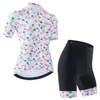 Flamingo Pro Women Summer Cycling Jersey Zestaw Sinka na rowerze górskim z krótkim rękawem