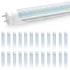Stock in US 4ft 24W Led T8 Tubes Lights shop light G13 Led Tubes Double Rows High Bright 5000K daylight white bi-pin dual end fluorescent replacement ballast bypass
