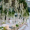 Kunstbloemen Bruiloft 12 stks/pak Decoraties Nep Wijnstok Rotan Hangende Garland String Zijde Wisteria voor Verjaardag Thuis Party Decor 110 cm/75 cm CL1852