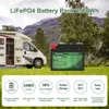 Tikkopack 12v 200AH LifePo4 Batteripaket Litiumjärnfosfatbatterier 100% kapacitet 4000 cykler BMS 200A för båtskattfri