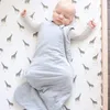 Sovsäckar Bambufiber Baby Sommarväska Mjuk Bekväm dragkedja Spädbarnssäck Ärmlös för barn 230216