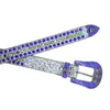Belts Adhesives belt bright nail bead diamond waist cover gun color handmade personalized street cool style trendy pants