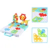 Outils atelier enfants vis autoperçante écrou Puzzles jouets semblant jouer outil perceuse démontage assemblage enfants perceuse 3D Puzzle jouets pour garçon 230216