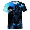 Męskie koszule 2023 Anime Solo Wyrównanie 3D T-shirt mężczyzn Kobiety Summer Cool Fashion Casual Oversited Short Sleeve Tees TEES