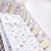 Bed Rails 10pcs born Bed Fence Baby Crib Bumper Drop-proof Cotton Crib Fence Barrier Kid Bedside Protector Pillow Anti-collision Bumper 230216