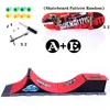 Novel Games 6 i 1 mini Finger Park Figure Skate Scene Board Venue Combination Toys Skateboarders Ramp Tray Set for Boy Christmas Gifts 230216