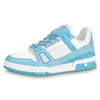 2022 Designer Sneaker Treinador Virgil Sapatos Casual Sapatos Calfskin couro Abloh branco Verde Vermelho Letra Azul Plataforma Plataforma baixa tamanho 36-45 {categoria} 5JWB