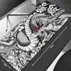 Pols Rests Pads Black White Dragon Table Mats Computer Muispad Company Big Desk Pad 100x50cm Grote Gamer MousePads Mouse Mat T230215