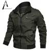 Chaquetas para hombres Chaqueta de bombardero para hombres del ejército Pure Cotton Streetwear Pilot Flight Outwear Military Windbreaker Cargo Flight Coat SpringFall 230215