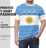 Realfine T Shirt Argentina World Cup Champion Memorial Shirts T-shirts For Men Size S-XXL