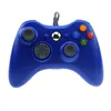 Controller di gioco con joystick per gamepad cablato per Microsoft Xbox 360 Steam Console PC Windows 7/8/10 con logo e imballaggio al dettaglio Dropshipping