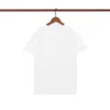 Designer Luxury Balans Classic New T-shirt Kort ärm Mäns och kvinnors samma rena bomullsgyllda dropplim teckensnitt Ins Casual Loose Top