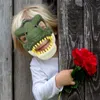 ROVA JOGOS DE DINOSAURS MASK HARD PLÁSTICO MOVIMENTO DE MANHA DE HALLOWEEN Cosplay Máscara de dinossauro com a máscara de dinossauro de abertura para crianças adultos 230216