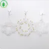 Decorações de Natal 2pcs Árvore transparente de floco de neve acrílico ornamentos