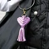 Keychains Bag Pendent Keyring Love Hart Handtas Charms Key Keychain Tassel Boheemse autohouder