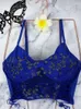 Women's Tanks Sexy Top Women's Bra Butterfly Cami Mesh Chic Tank Backless Vintage Clothes 90s Trashy Y2k Embroidery Clothing