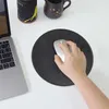 Mouse Pads Wrist Rests Round 20cm PU Mouse Pad Leather Mouse Mice Pad Mat Smooth Surface Non-slip Computer Cap Desk Mat Pads Non-Slip Rubber T230215