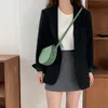 Kobieta Blazers Office Lady Solid Slim Fit Professional Ruite Kurtki dla kobiet Spring Spring Autumn Casual Button Coats Tops