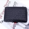 Whole Fashion Men's walletl Sheepskin Leather Nappa Zip Around Wallet Hand Bag First Class Genuine Leather Long Wallet Go264n