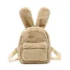 Sac à dos ranhuang Nouveau arrivée 2022 Hiver en peluche de sacs de sac en peluche mignon sac à dos petit sac à dos rose mochila féminin229h