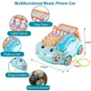 Brinquedos para bebês de bateria de percussão 0 12 meses montessori piano piano brinquedos para bebê 13 meses 24 meses para celular brinquedos para crianças de 2 a 4 anos 230216