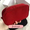 borsa in materiale scintillante con cerniera alla moda elegante C custodia per cosmetici di bellezza alla moda organizzatore per il trucco con confezione regalo bella borsa fai da te 267N