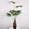 Decorative Flowers Simulated Fan Anemone Tree Artificial Plant Potted Living Room Office Decoration Fake Green Landscape