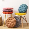 Pillow Cute Thicken Biscuit Sit Round Milk Velvet Cookie Tatami Back For Home Bedroom Office Car Chair Seat Pad Gift