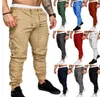 Männer Harem Hose Lose Fit Hosen Baumwolle Elastische Taille Lange Jogger Jogginghose Dünne Bleistift M-4XL