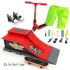 Nouveauté Jeux Mini Scooter Doigt Skatepark Touche Skate Rampe Pièces Ensembles Skateboard Tech Fingertip BMX Vélos Kit Deck Jouets Nouveauté Cadeaux 230216