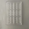 Baking Moulds Bar lattice Chocolate Mold transparent lattice hard plastic mould Candy Molds food grade wholesale one up