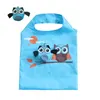 Cartoon Owl Shopping Bag Foldable Grocery Bags Tote Owl Shape Shopping Bags Reusable Waterproof Storage Bag Kitchen Organization U0216