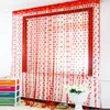 Curtain Romatic Heart Shaped String Curtains Tassel Living Room Divider Decorative Wedding Party Decor Window Panel 1x2m