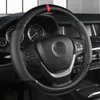 Coperchio del volante dello sterzo Coperchio per auto in pelle in fibra di carbonio 38 cm per E38 E39 E46 X3 X5 Z3 Z4 1/3/5/7 Accessori automatici