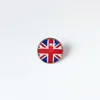 Partys Spilla bandiera nazionale del Regno Unito Spilla da calcio della Coppa del mondo Banchetto di alta classe Decorazione regalo per feste Accessori commemorativi in cristallo per badge in metallo