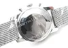Super 44mm de movimento autom￡tico de 44 mm Cron￳grafo Oxf Valjoux 7750 Dial branco com subdials brancos Stick Uni-Directional de alta qualidade Moldura de cer￢mica Blue Wristwatches