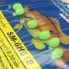 Angelhaken Minfishing 5 Packungen/Los String Sabiki Haken Angelhaken für drehbaren Jigkopf leuchtende Perlen mit 6 kleinen