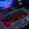 Mauspads Handgelenkauflagen DOTA2 Spiel Mauspad LED-Matte groß für Dota 2 Gaming Mousepad RGB S XL XXL Gummi Schreibtisch Tastatur Mäuse Pads Computerzubehör T230215