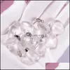 Encantos de piedra natural colgante de corazón joyería de moda collar pendientes haciendo hallazgos al por mayor componentes de entrega de gota dhhkq