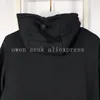 남자 재킷 남자 20SS Owen Seak Cotton Hoodies 스웨트 셔츠 고딕 남성 의류 봄 오토 하이 스트리트 힙합 솔리드 블랙 코트