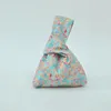 Jewelry Pouches Floral Pattern Packaging Bags Cotton Fabric Gift Wedding Party Supplies Can Hold Mobile Phone Key Coin