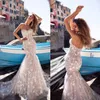 Simple Sweetheart Mermaid Wedding Dresses Elegant Lace Backless Button Bridal Gowns Custom Made Dress Vestido De Novia