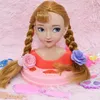 Красота мода Kids Fashion Toy Kids Makeup Притворная игра для стиля прическа прическа для красоты с прическом для волос с прическом подарка на день рождения для девочек 230216