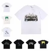 2023 デザイナー Tシャツ夏メンズ Tシャツレディース rhudes デザイナー男性トップスレターポロ刺繍 tシャツ服半袖 tシャツ大 Tシャツサイズ S-XL