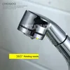 Bathroom Sink Faucets HY-85 Pull Out Spray Pure Water 3 Way Double Faucet Tap Filler Kitchen Three Steps Filter 3.2-4.2 Cm