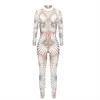 حللا للسيدات رومبيات fccexio الدانتيل النمط 3D طباعة الأزياء cosplay phemsuit bodysuit البالغين كرنفال حفلة s-xl monos mujer 230215