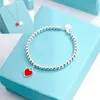2023 Fashion Designer Femmes Collier Bracelet Icebox Jewelry Classic Heart Set 18K Gold Girl Valentin Day Love Gift 316L