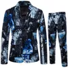 Men's Suits Blazers Fashion Twopiece Casual Men Blazer Mens with Pants 230216