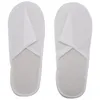 Disposable Slippers 12 Pairs Closed Toe Fit Size For Men And Women el Spa Guest Used White wholesal 230216